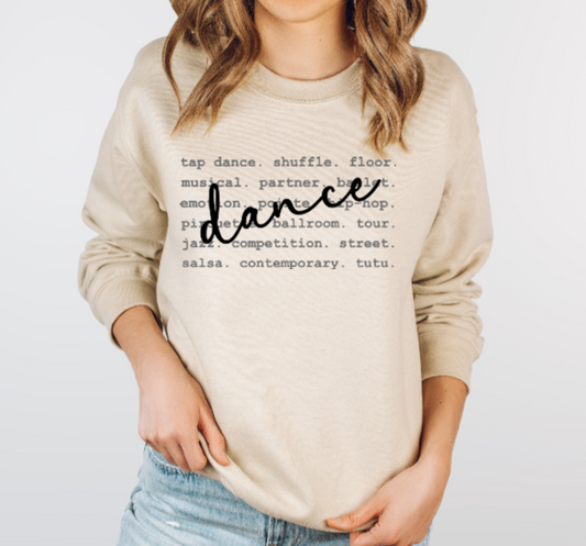 Dance Workshop Design 3 Crewneck