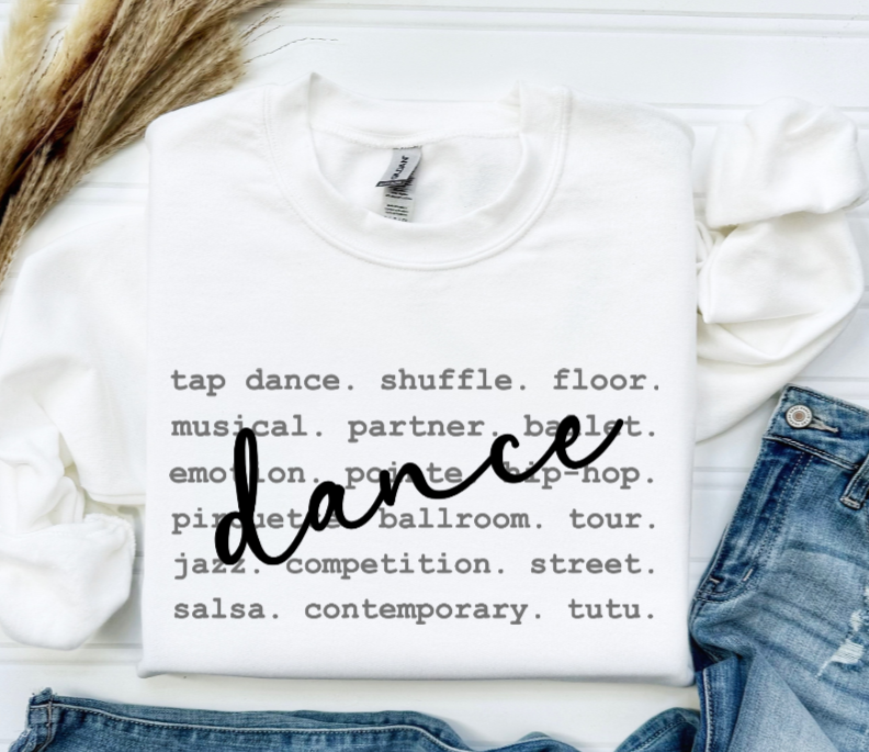 Dance Workshop Design 3 Crewneck