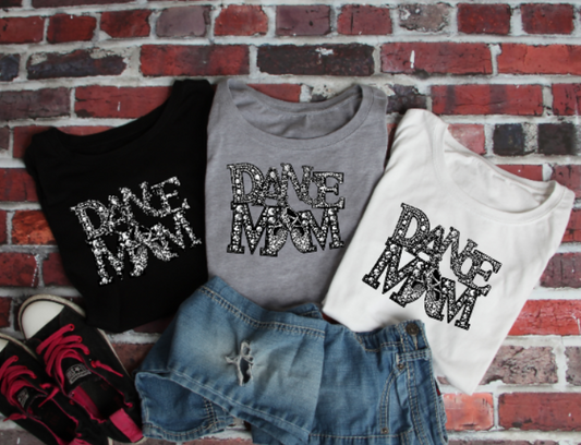 Dance Mom Ballet Shoes Rhinestone Crewneck