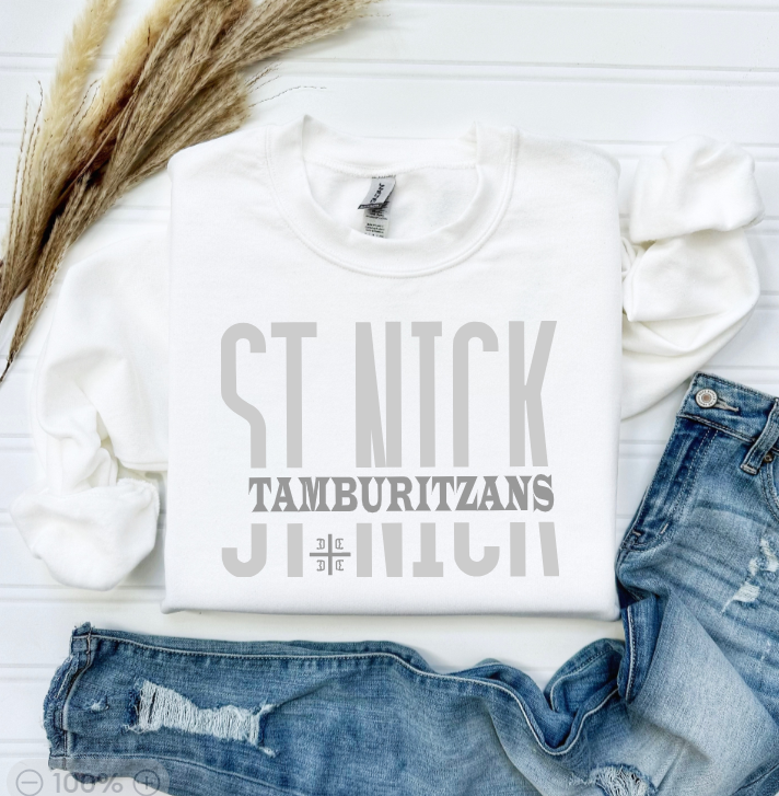 *St. Nicholas Serbian Tamburitzans - Monochrome Crewneck