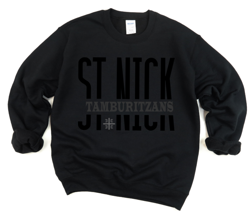 *St. Nicholas Serbian Tamburitzans - Monochrome Crewneck