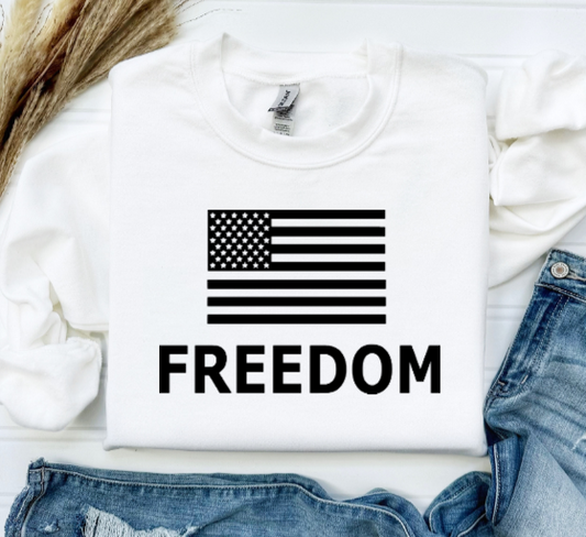 Freedom BW - Crewneck
