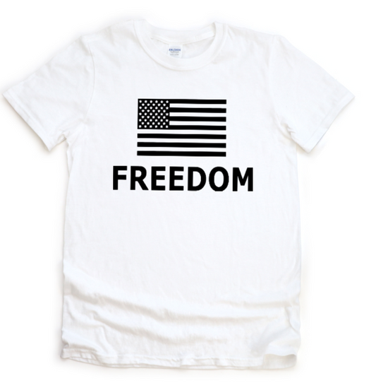 Freedom BW - Tshirt