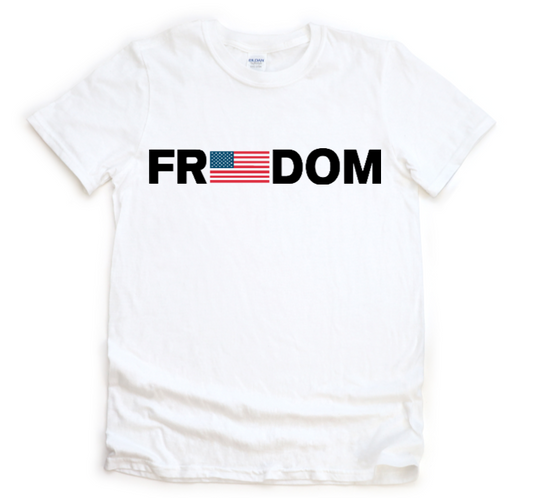 Freedom w/Flag - Tshirt