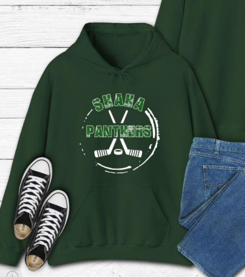 Grunge Circle Hockey - Panthers Hoodie