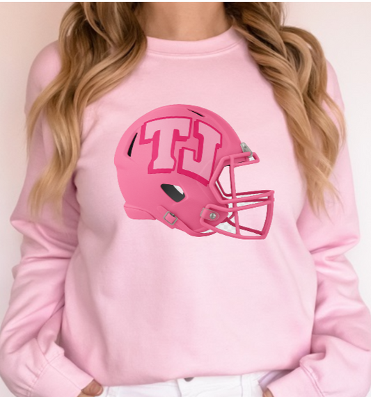 Pink TJ Helmet - Crewneck
