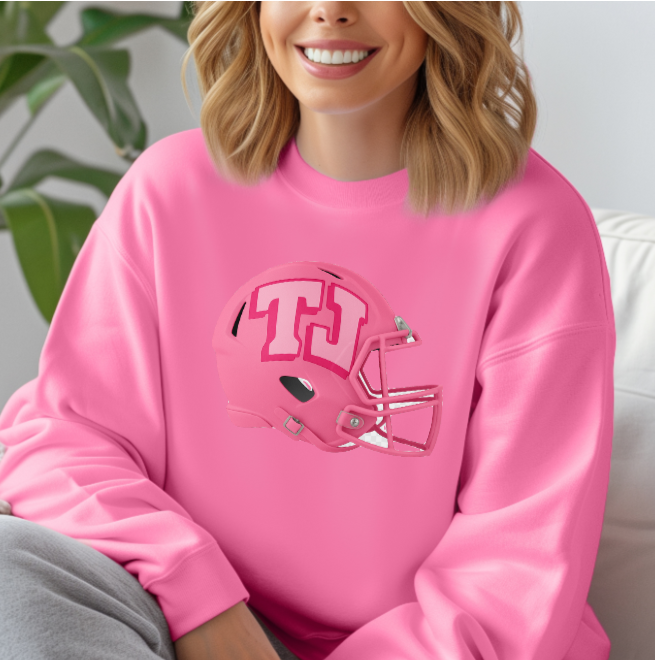 Pink TJ Helmet - Crewneck