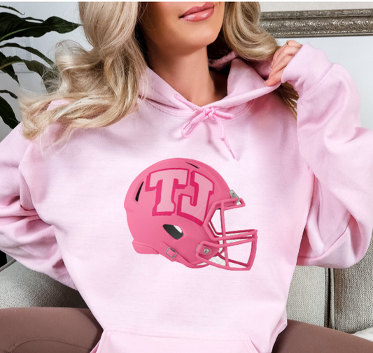 Pink TJ Helmet - Hoodie