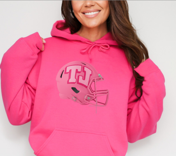 Pink TJ Helmet - Hoodie