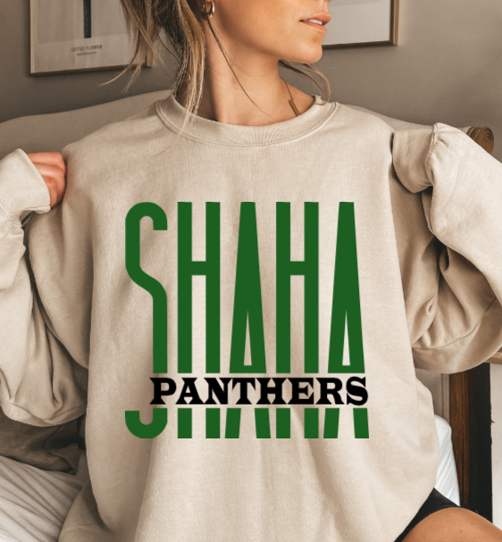 Hockey Large Letters - SHAHA Crewneck