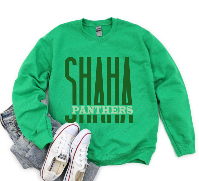 Hockey Large Letters - SHAHA Crewneck