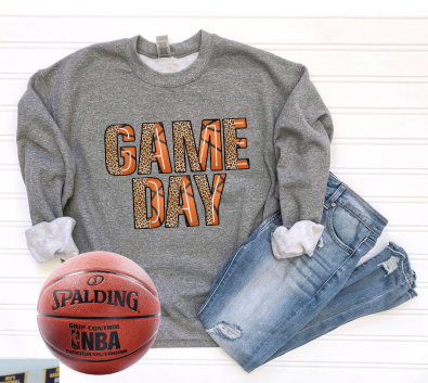 Game Day Basketball - TJ Crewneck