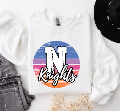 Coastal Wave School Spirit- Norwin Crewneck