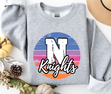 Coastal Wave School Spirit- Norwin Crewneck