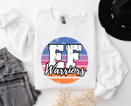 Coastal Wave School Spirit- Elizabeth Forward Crewneck