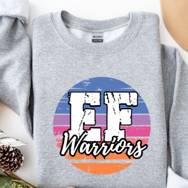 Coastal Wave School Spirit- Elizabeth Forward Crewneck