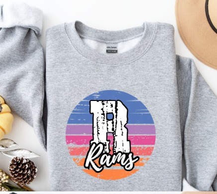 Coastal Wave School Spirit- Ringgold Crewneck