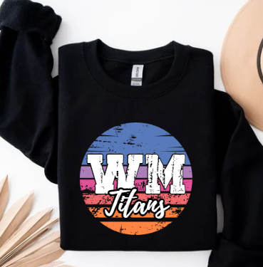 Coastal Wave School Spirit- West Mifflin Crewneck