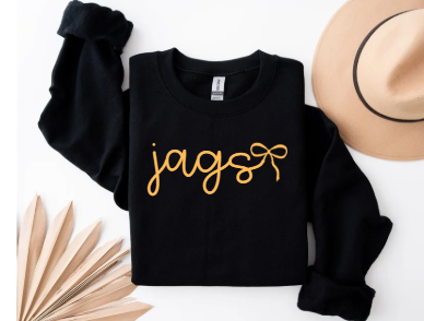 Coquette Cursive School Spirit - TJ Crewneck