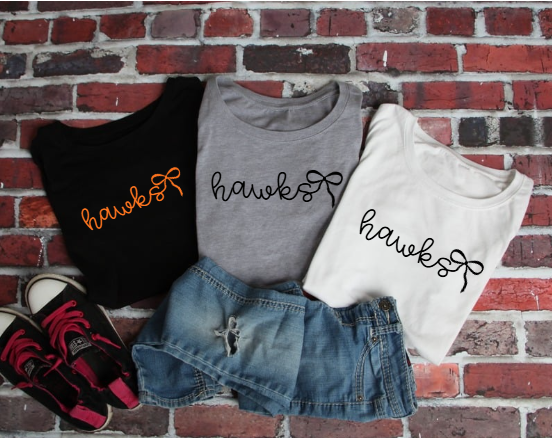 Coquette Cursive School Spirit - Bethel Park Tshirt