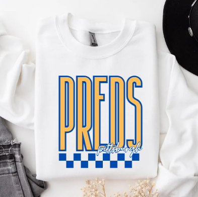 Finish Line Spirit - Preds Crewneck