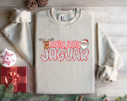Holly Jolly - Jaguars Crewneck