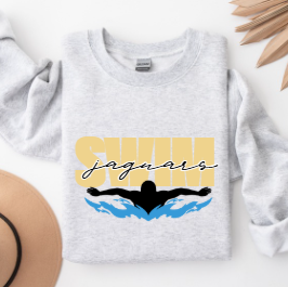 Aqua Script - TJ Swim Crewneck
