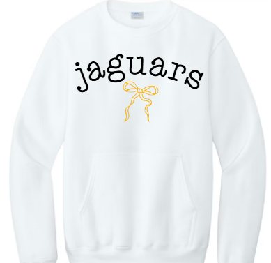 Spirit Script Bow - Pocket Crewneck TJ