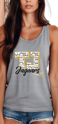 Spirit Script Series Volleyball - Tank Top TJ