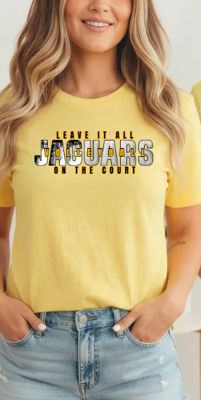 Leave it All On the Court Volleyball - Tshirt TJ