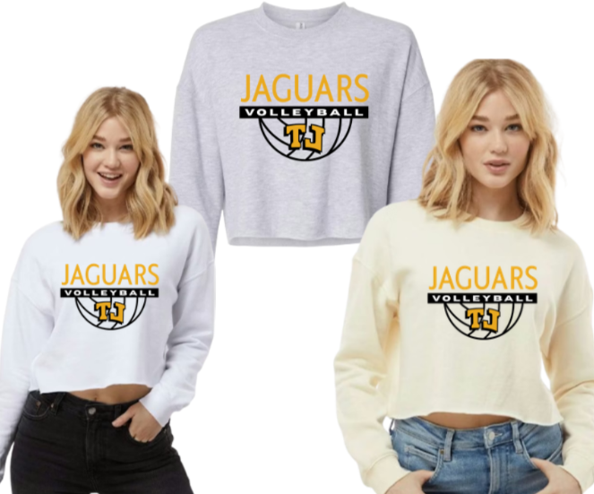 Power Stack Volleyball - Cropped Crew TJ