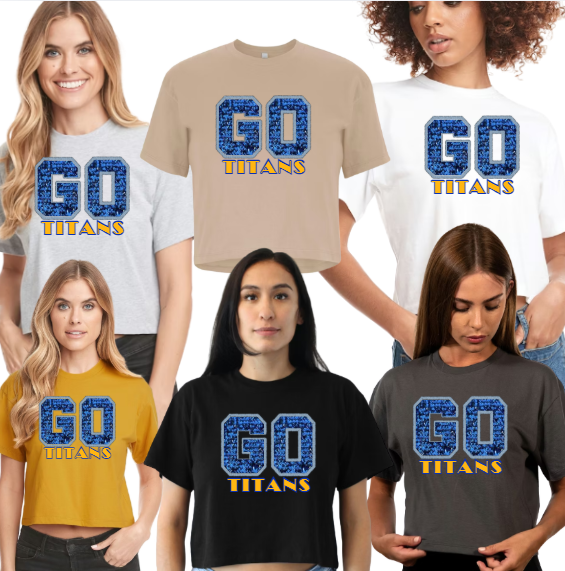 Game Day Glam - Cropped Tshirt WM
