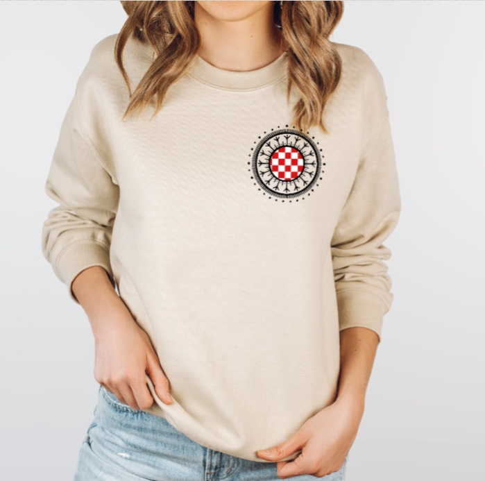 Rankin Hrvatski Dom Corner Breast With Back - Long Sleeve Tshirt