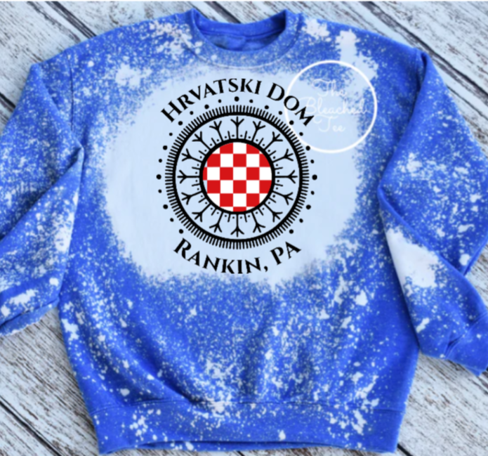Hrvatska Dom Bleached - Crewneck