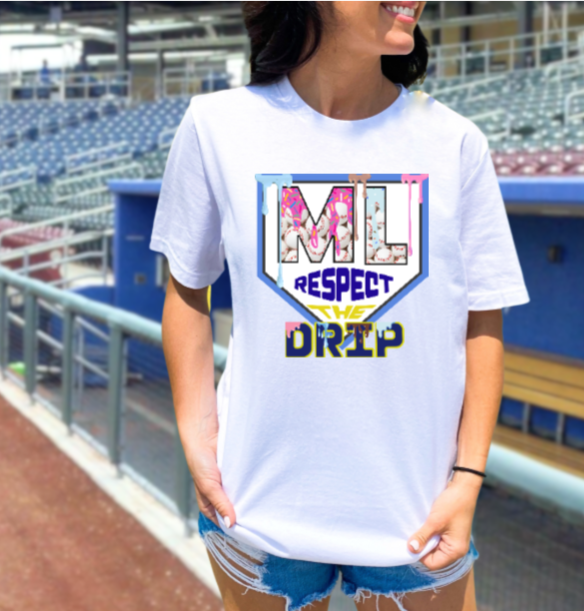 Respect the Drip Tshirt - Baseball Elizabeth Forward