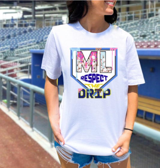 Respect the Drip Tshirt - Baseball Mount Lebanon