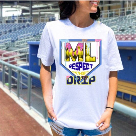 Respect the Drip Tshirt - Softball Mount Lebanon