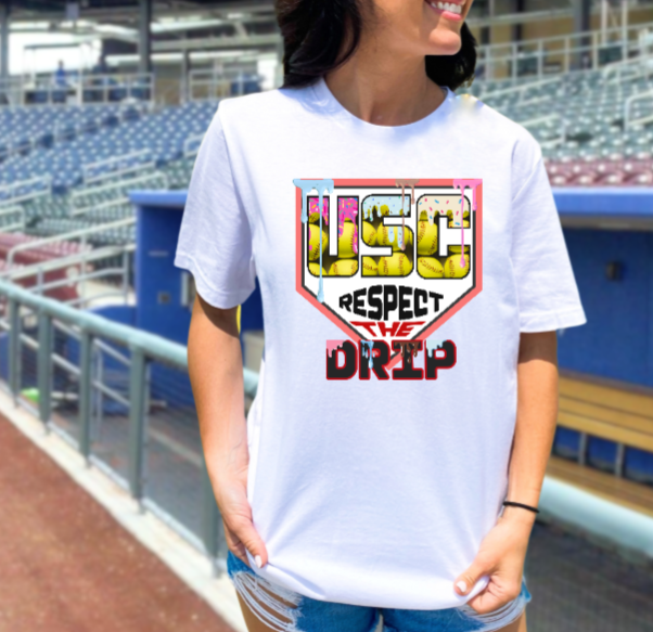 Respect the Drip Tshirt - Softball Elizabeth Forward