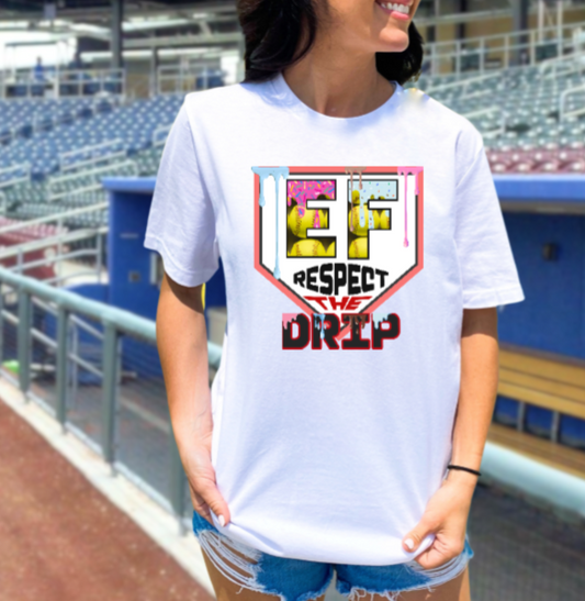 Respect the Drip Tshirt - Softball Elizabeth Forward