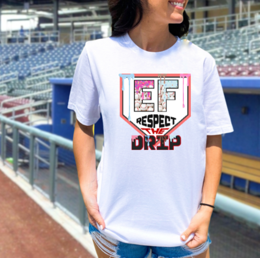 Respect the Drip Tshirt - Baseball Elizabeth Forward