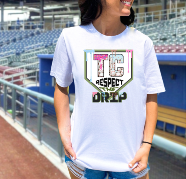 Respect the Drip Tshirt - Baseball Premier