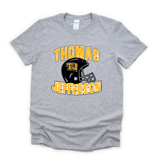 Distressed Football - TJ Jaguars Tshirt