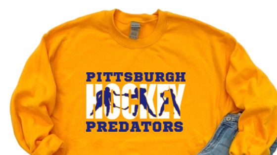 Hockey Silhouette - Predators Crewneck