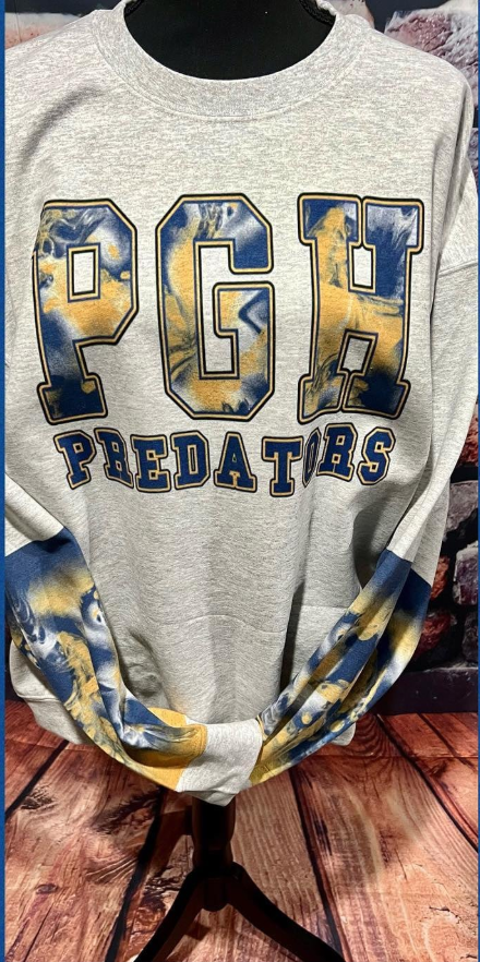 Predators Fun Sleeves ` Crewneck