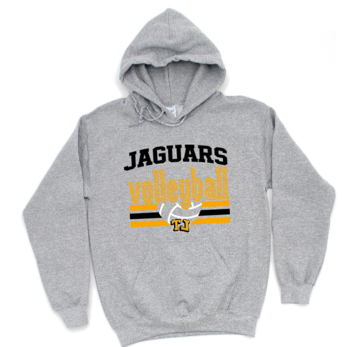 Volleyball Retro Art - TJ Jaguars Hoodie