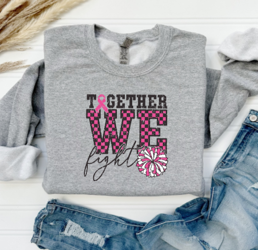 Together We Fight Checkered - Crewneck