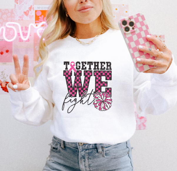 Together We Fight Checkered - Crewneck