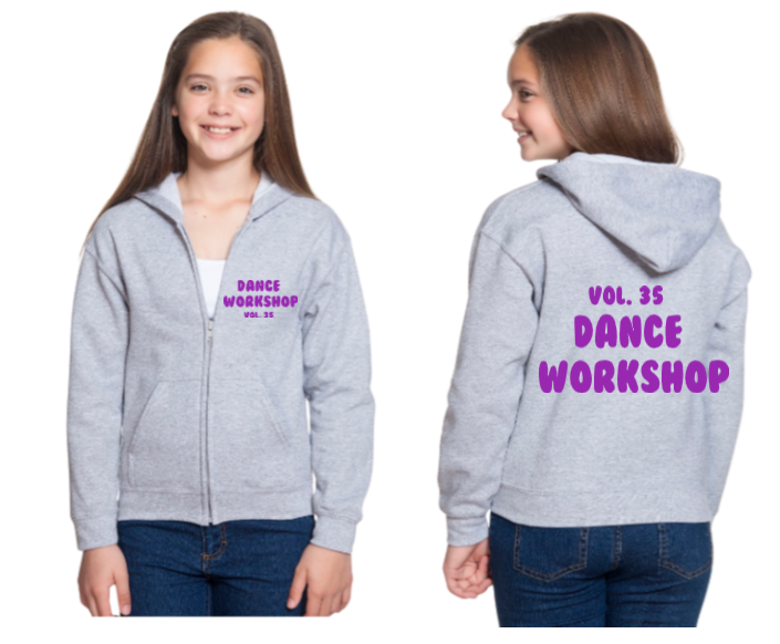 Dance Workshop Fox Zip Up Hoodie