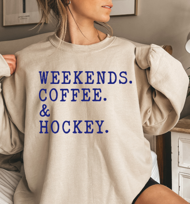 Weekends Coffee Hockey - Predators Crewneck