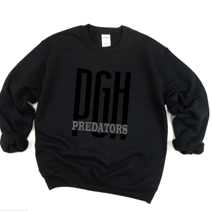Hockey Large Letters - Predators Crewneck